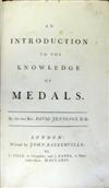 BASKERVILLE PRESS  1764  JENNINGS, DAVID. An Introduction to the Knowledge of Medals.